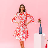 TONI MIDI coral red