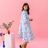 TONI MIDI coral blue